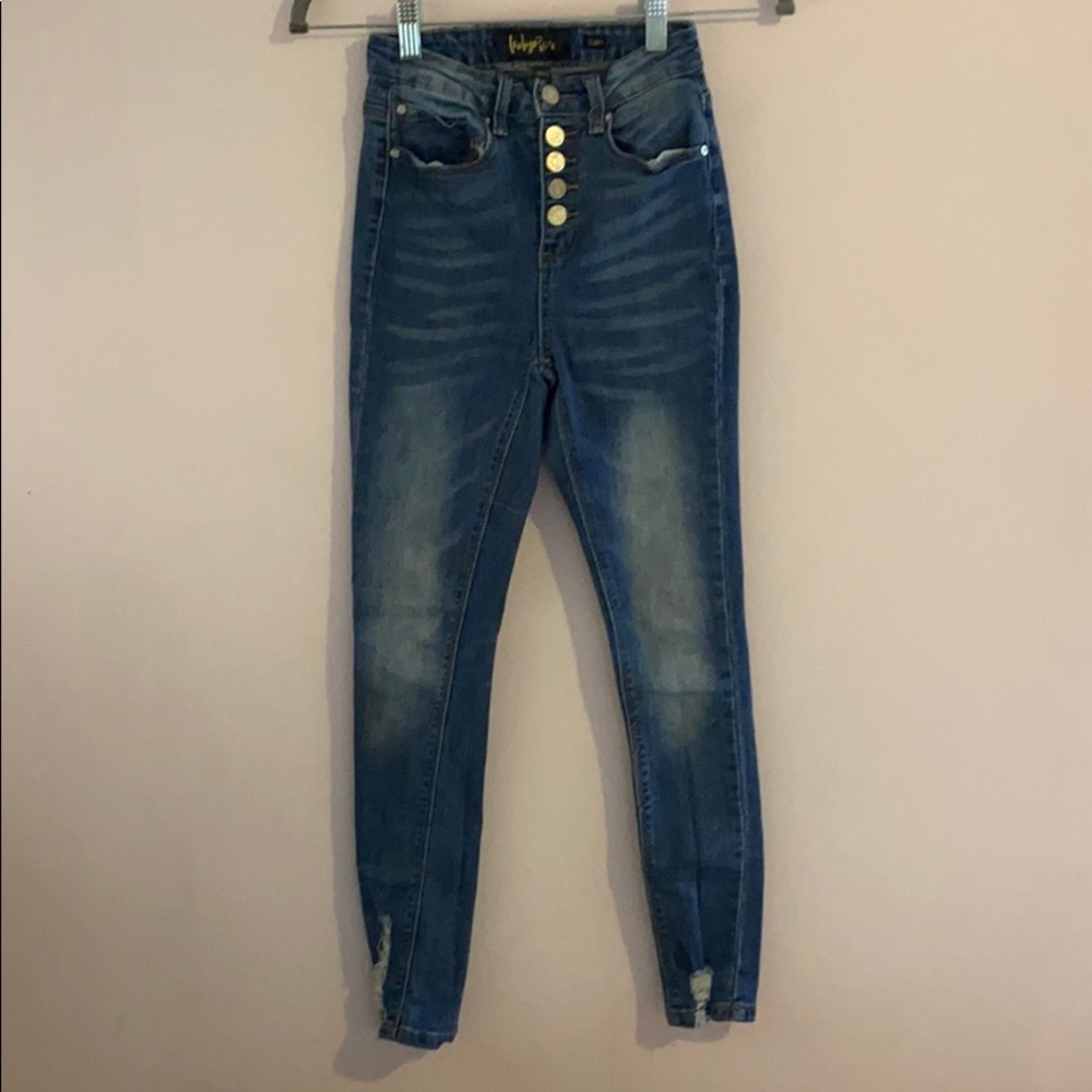 High-rise curvy jeans